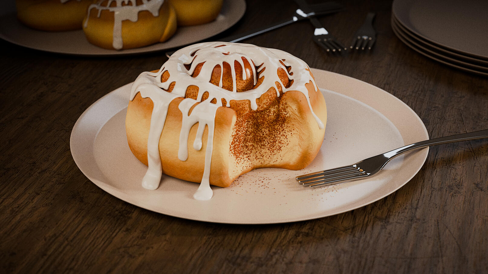 Modelling / Texturing Cinnamon roll