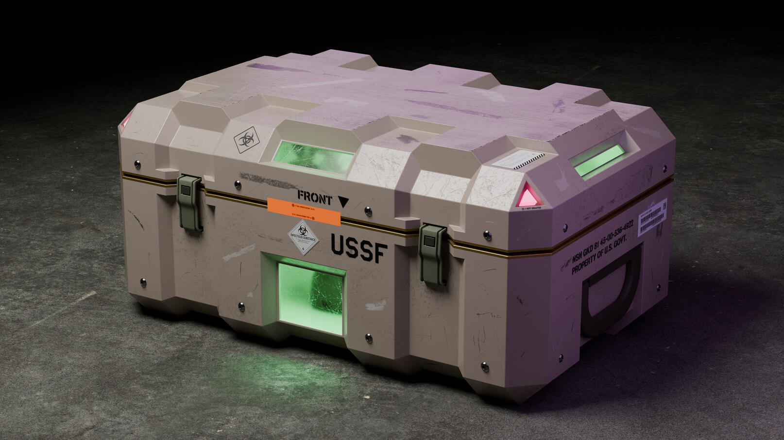 Modelling / Texturing Sci-Fi Crate